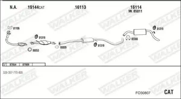 WALKER FO30807