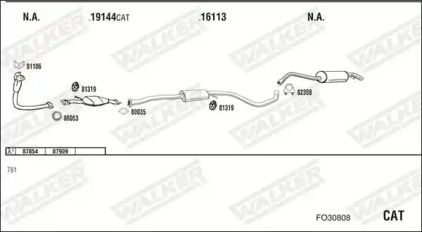WALKER FO30808