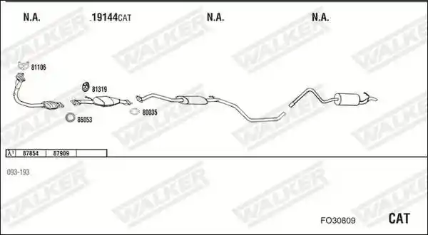 WALKER FO30809