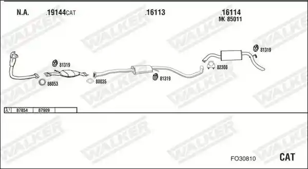 WALKER FO30810