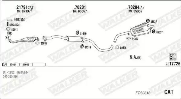 WALKER FO30813
