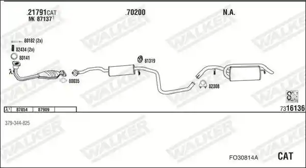 WALKER FO30814A
