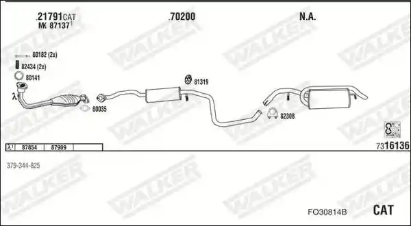 WALKER FO30814B