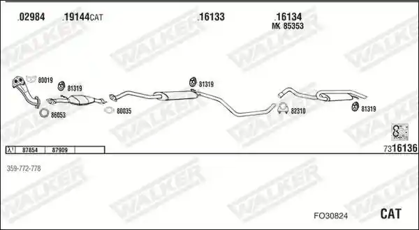 WALKER FO30824