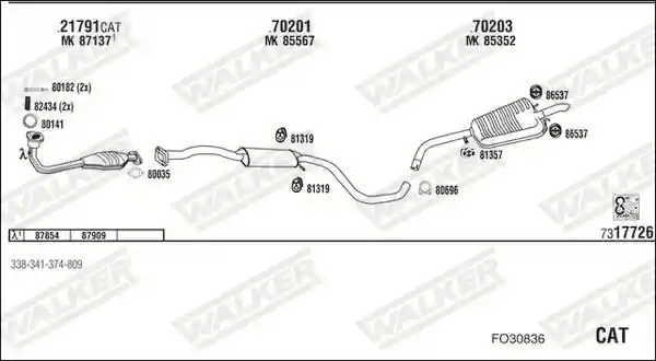 WALKER FO30836