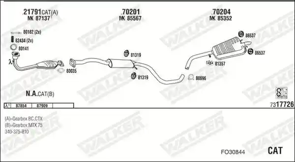 WALKER FO30844