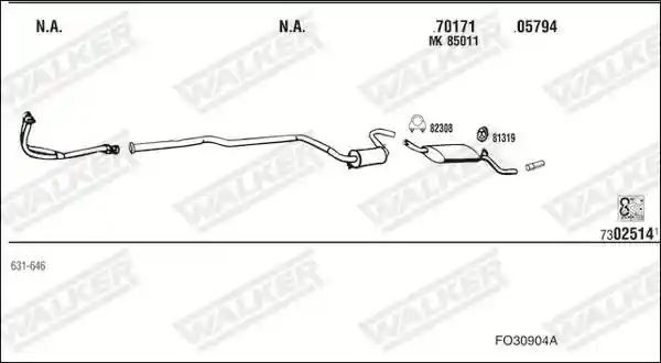 WALKER FO30904A
