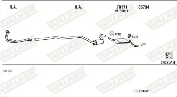 WALKER FO30904B