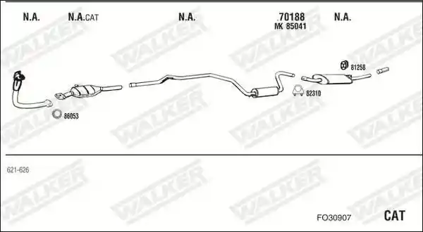 WALKER FO30907