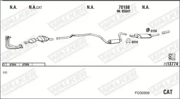 WALKER FO30908