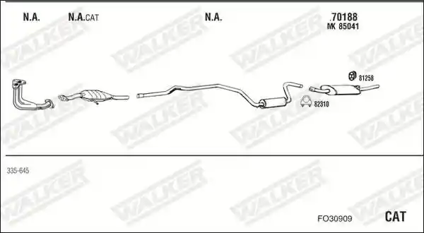 WALKER FO30909
