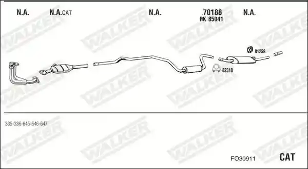 WALKER FO30911