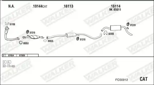 WALKER FO30912