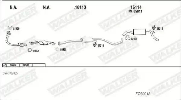 WALKER FO30913