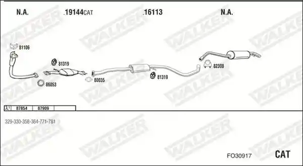WALKER FO30917