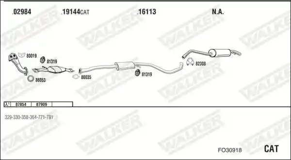 WALKER FO30918