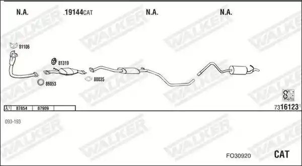 WALKER FO30920