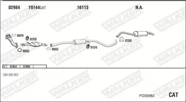 WALKER FO30982