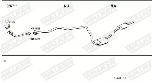 WALKER FO31114