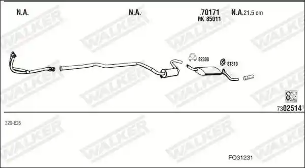 WALKER FO31231