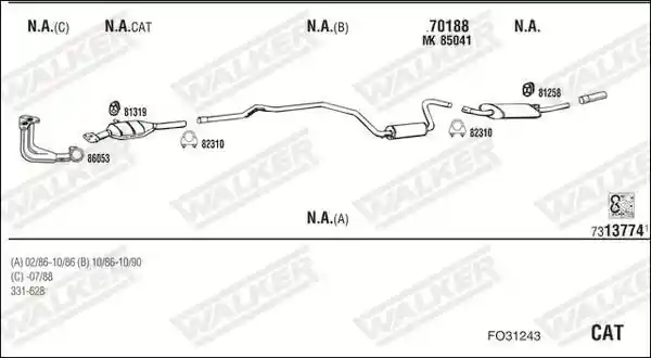 WALKER FO31243