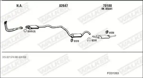 WALKER FO31263