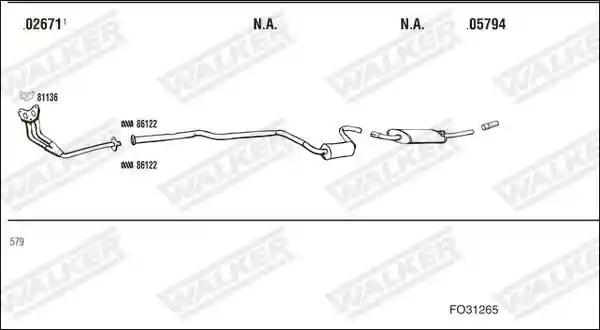 WALKER FO31265