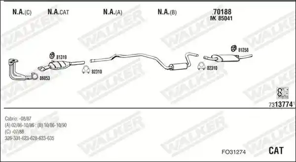 WALKER FO31274