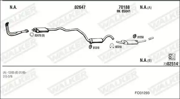 WALKER FO31293