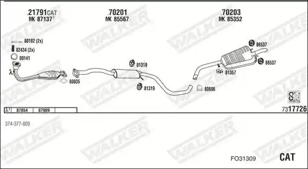 WALKER FO31309