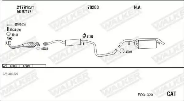 WALKER FO31320