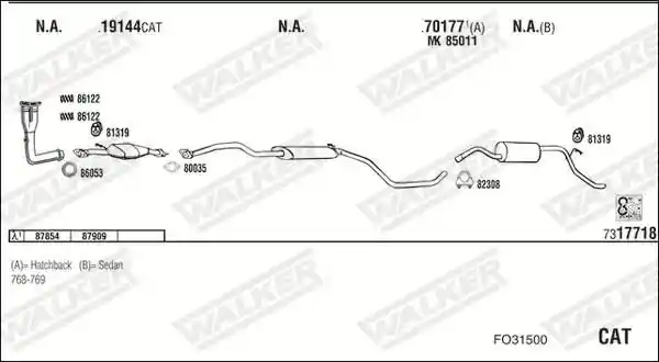 WALKER FO31500