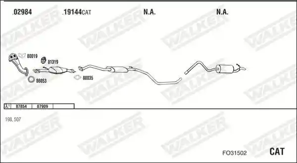WALKER FO31502