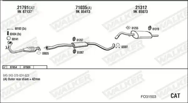 WALKER FO31503