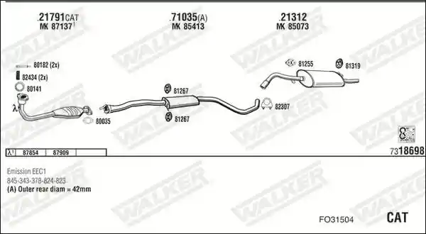 WALKER FO31504
