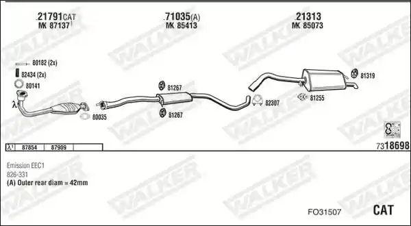 WALKER FO31507