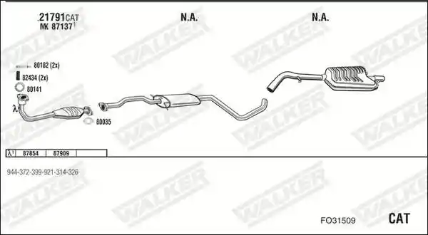 WALKER FO31509
