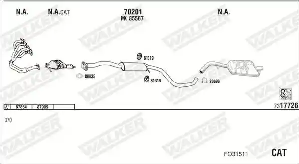 WALKER FO31511