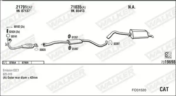 WALKER FO31520