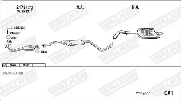 WALKER FO31522