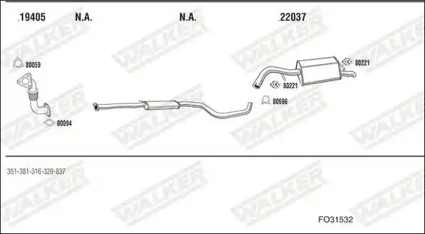 WALKER FO31532