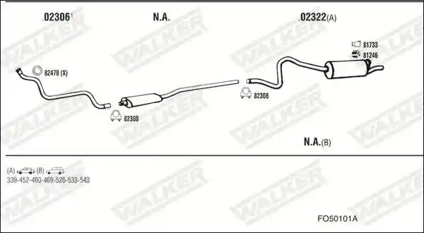 WALKER FO50101A