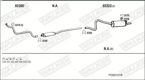 WALKER FO50101B