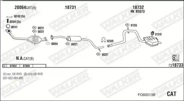 WALKER FO60013B