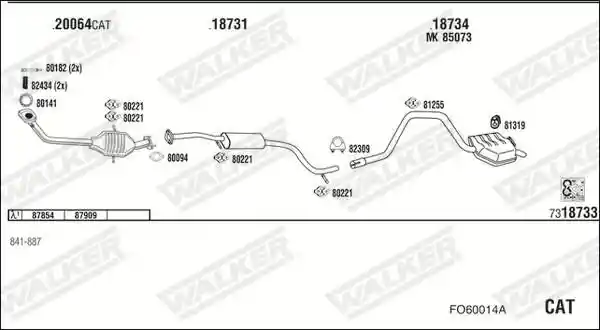 WALKER FO60014A
