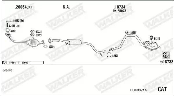 WALKER FO60021A