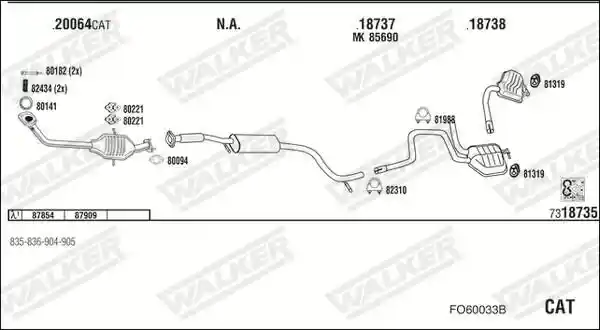 WALKER FO60033B