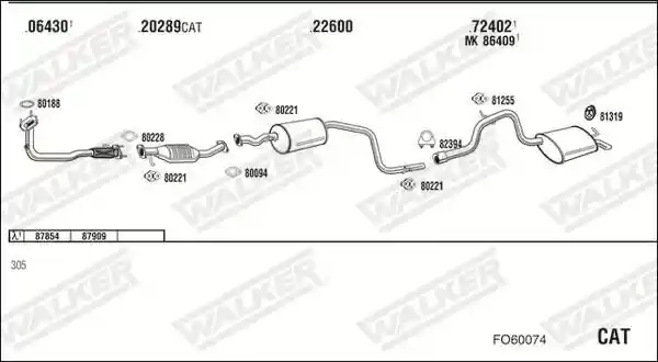 WALKER FO60074