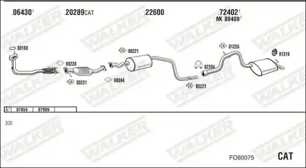 WALKER FO60075