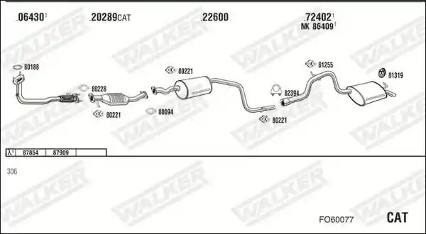 WALKER FO60077